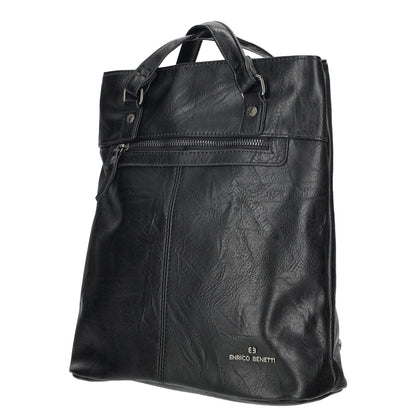 Enrico Benetti Julia Laptop Backpak Shoulderbag black