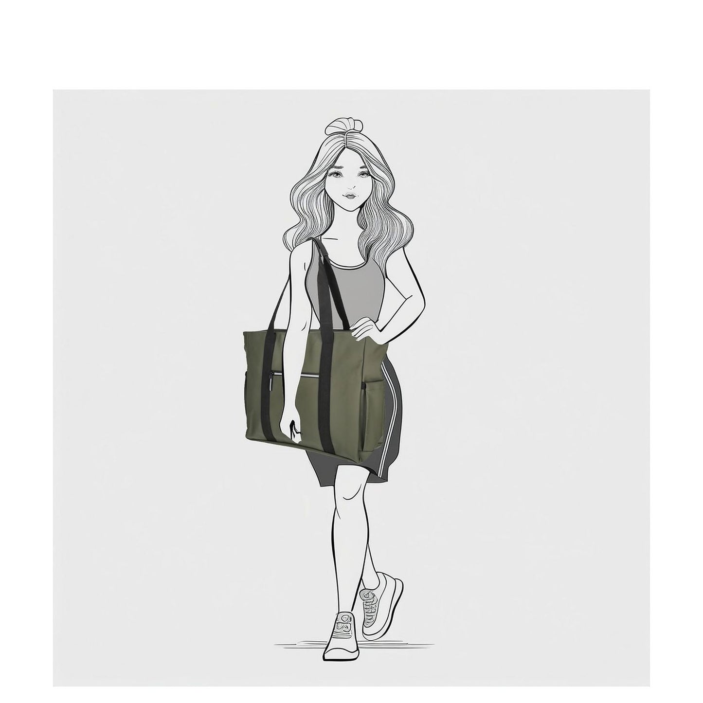 Enrico Benetti Bergen Waterproof Shopper olive