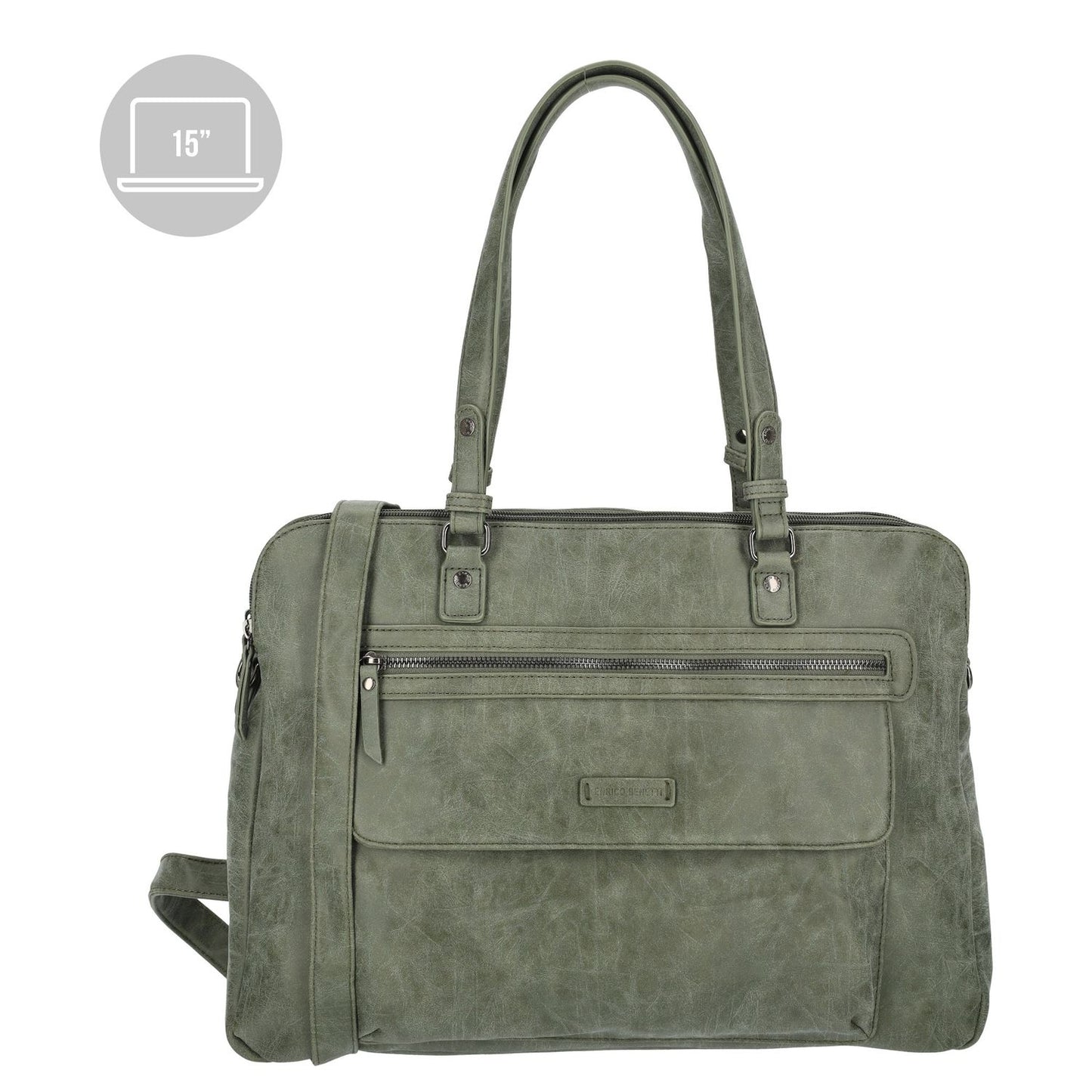 Enrico Benetti Nouméa Laptop Shoulderbag 15" olive