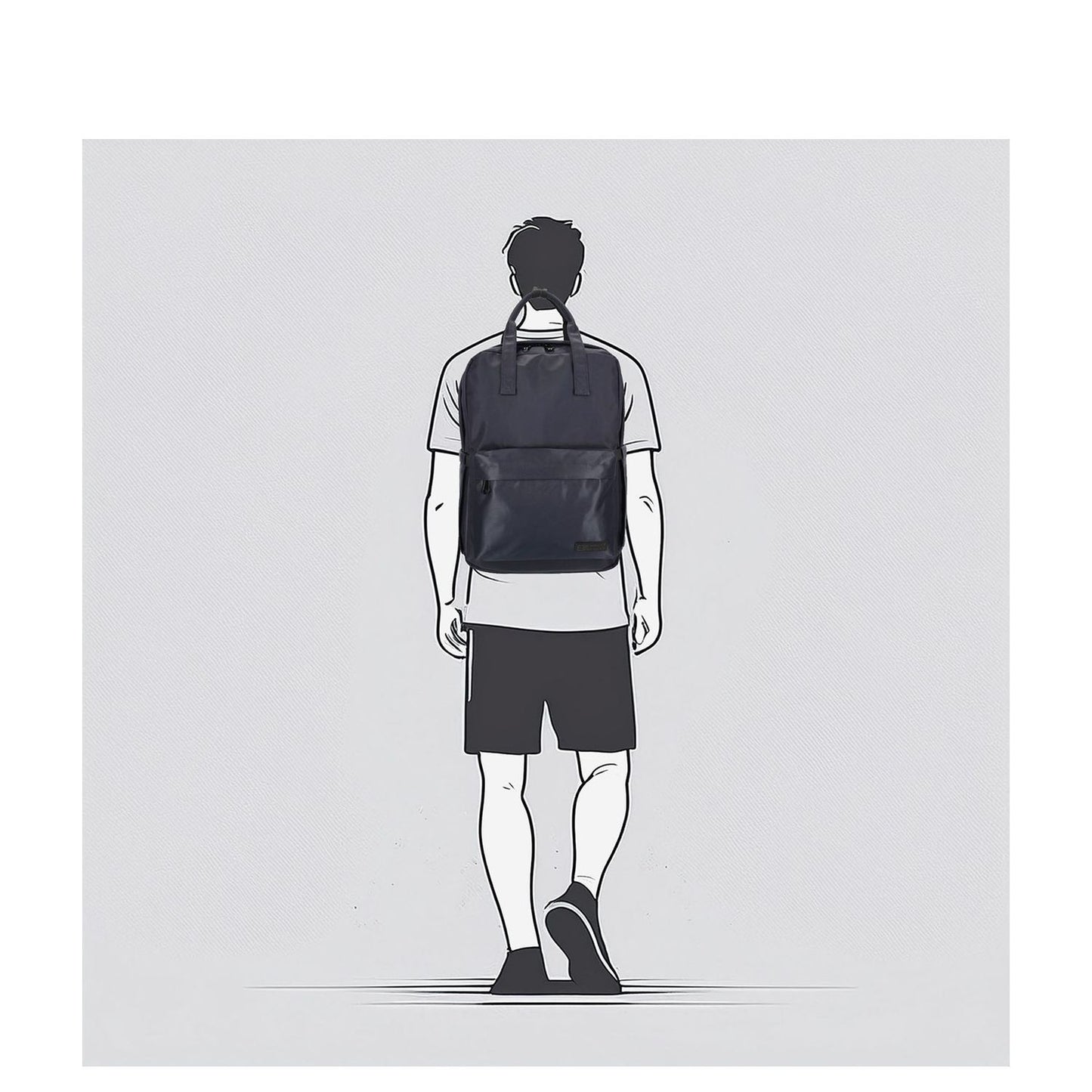 Enrico Benetti Innsbruck Laptop Backpack 17" navy