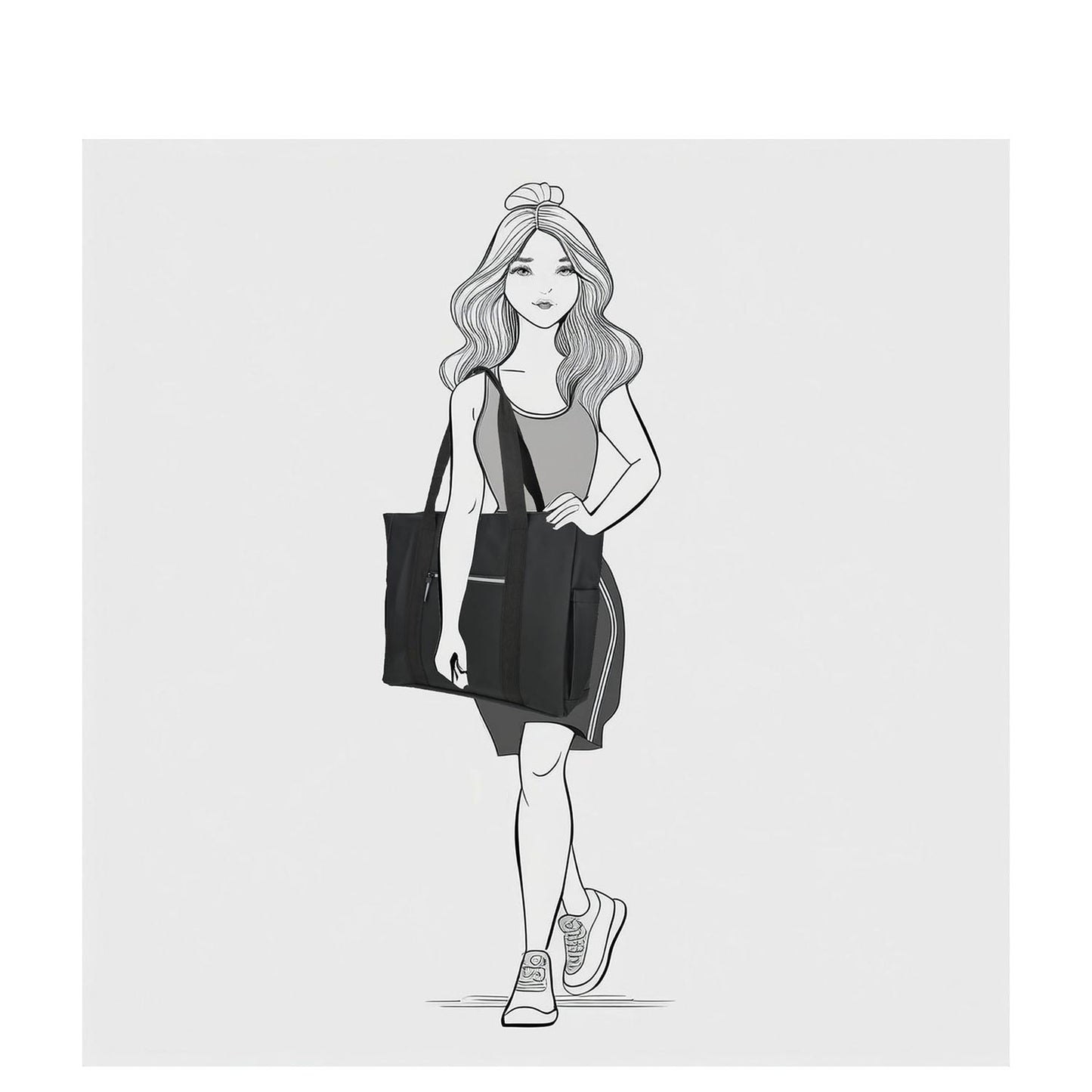 Enrico Benetti Bergen Waterproof Shopper black