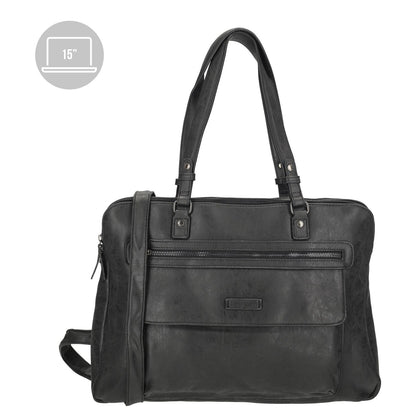 Enrico Benetti Nouméa Laptop Shoulderbag 15" black