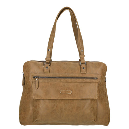 Enrico Benetti Nouméa Laptop Shoulderbag 15" camel