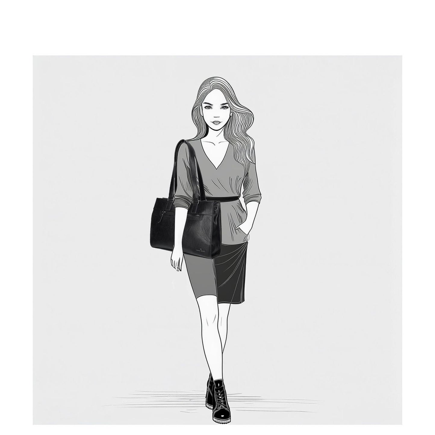 Enrico Benetti Julia Shoulderbag black