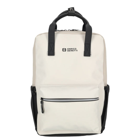 Enrico Benetti Bergen Waterproof Laptop Backpack 17" black-beige