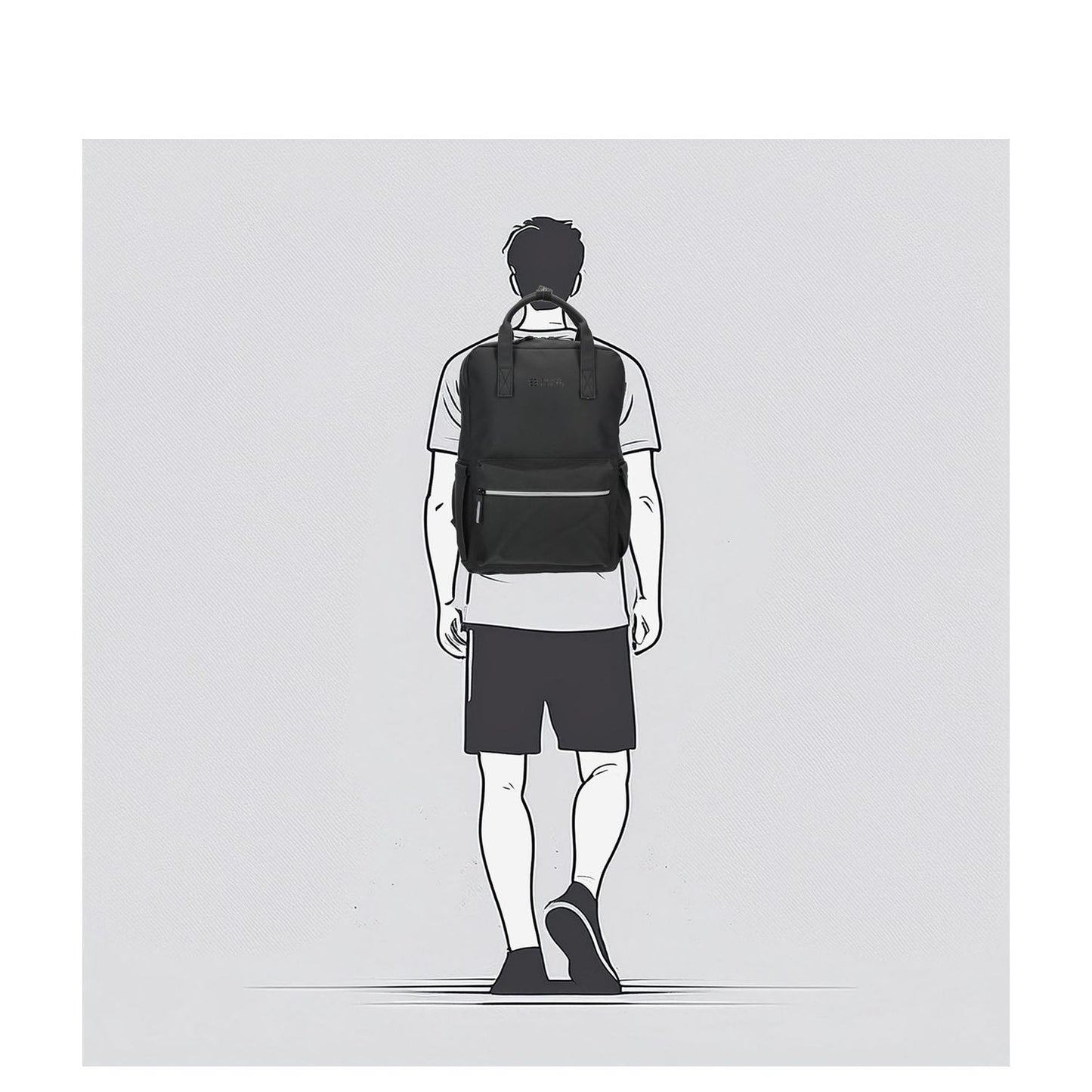 Enrico Benetti Bergen Waterproof Laptop Backpack 17" black