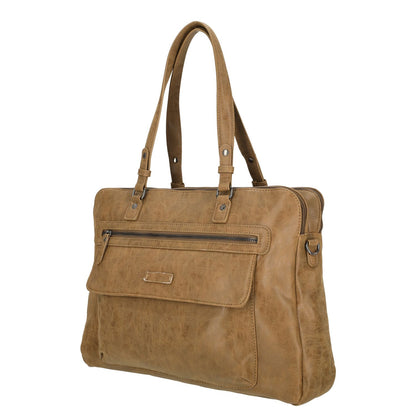 Enrico Benetti Nouméa Laptop Shoulderbag 15" camel