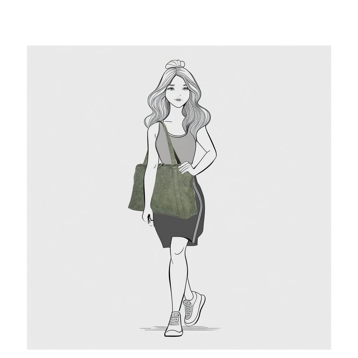 Enrico Benetti Karin Shoulderbag olive