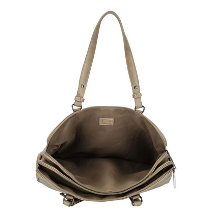Enrico Benetti Julia Laptop Shoulderbag 15" light taupe