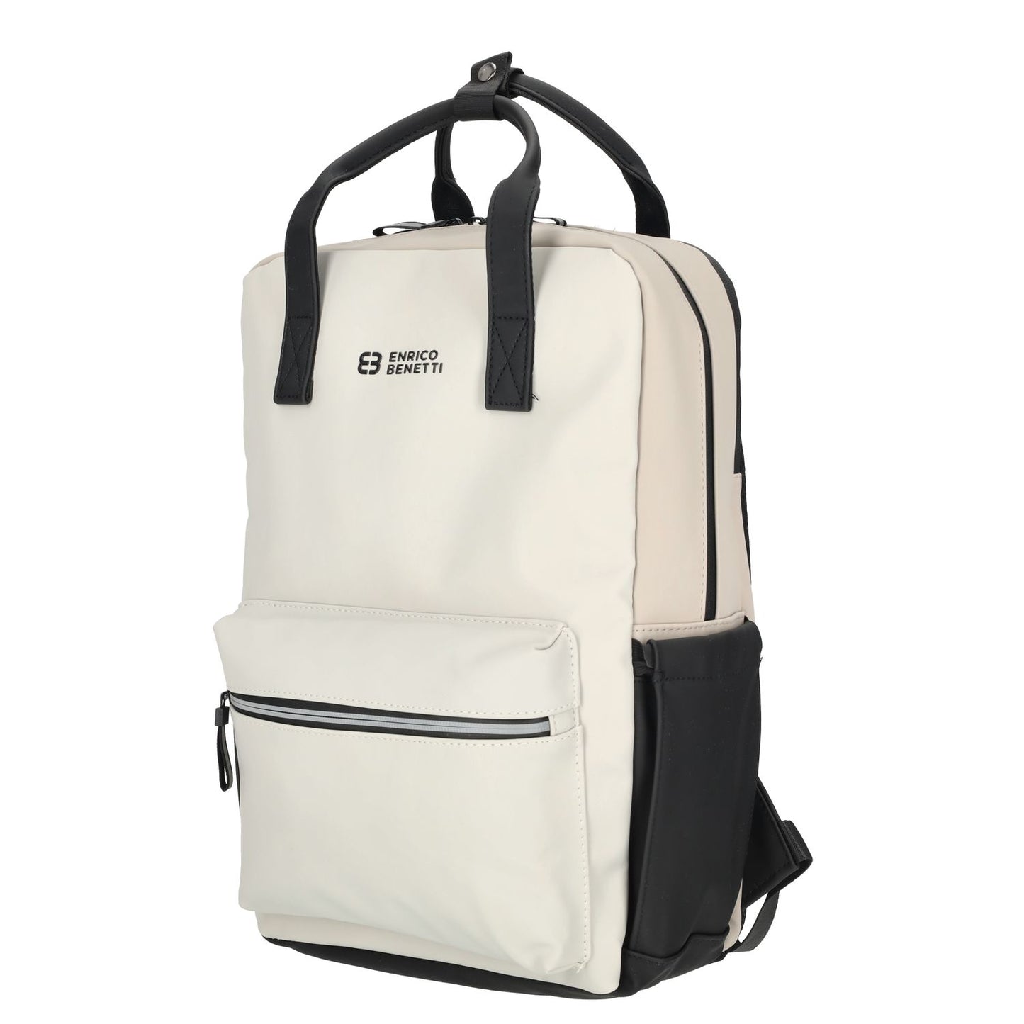 Enrico Benetti Bergen Waterproof Laptop Backpack 17" black-beige
