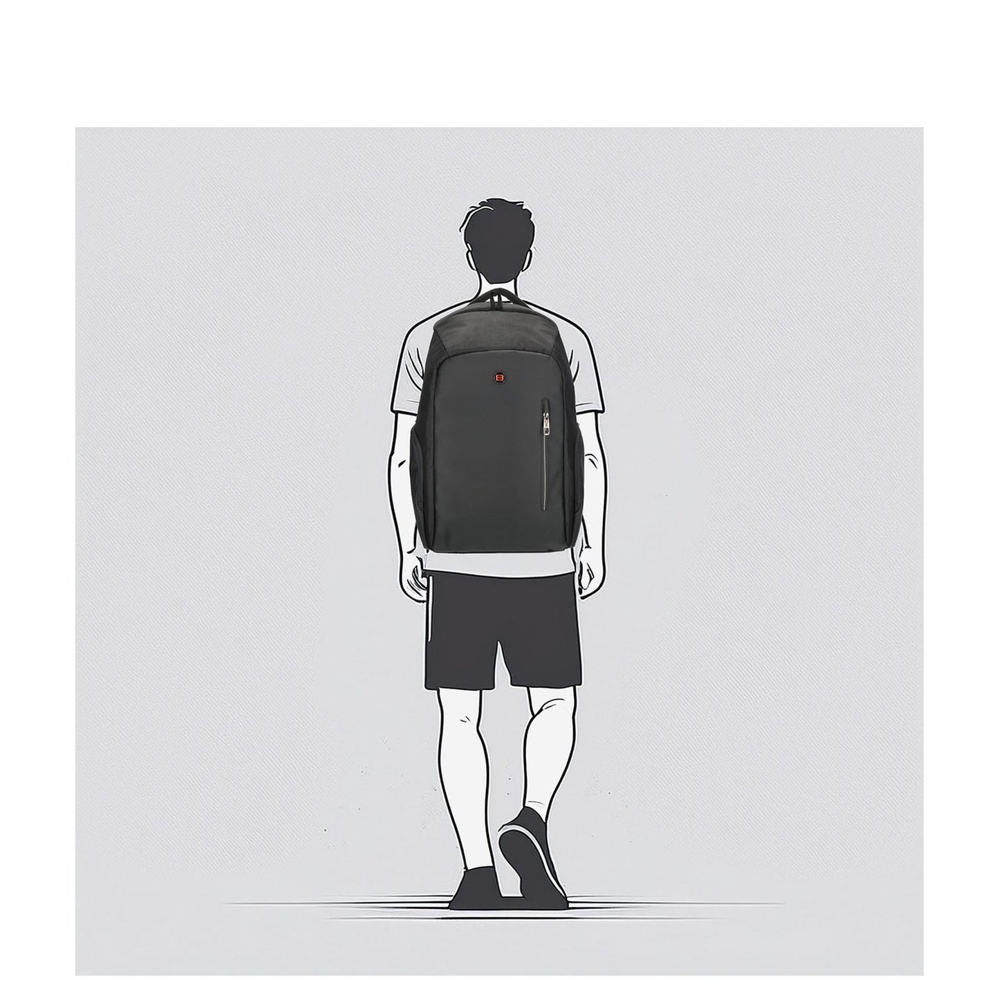Enrico Benetti Berlin Laptop Backpack 17" black
