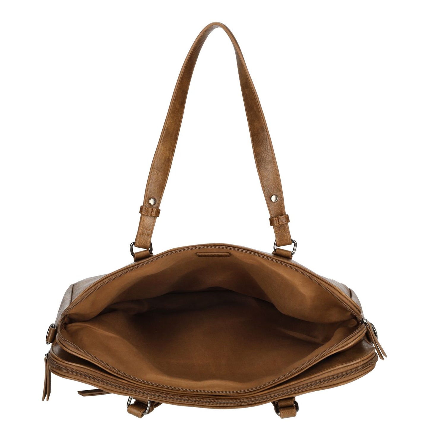 Enrico Benetti Julia Laptop Shoulderbag 15" cognac