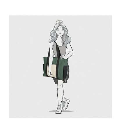 Enrico Benetti Bergen Waterproof Shopper beige-green