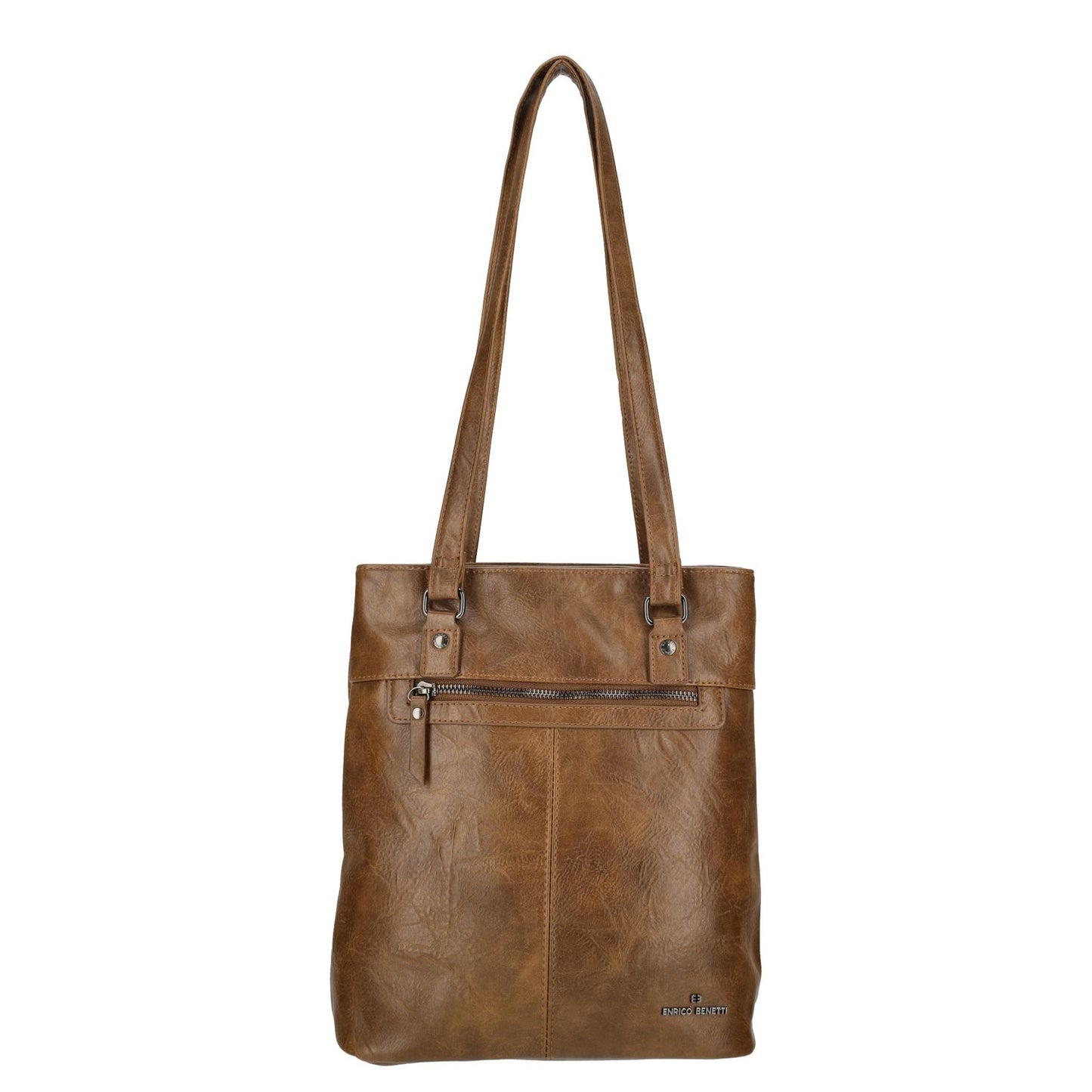 Enrico Benetti Julia Laptop Backpak Shoulderbag cognac