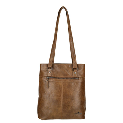 Enrico Benetti Julia Laptop Backpak Shoulderbag cognac
