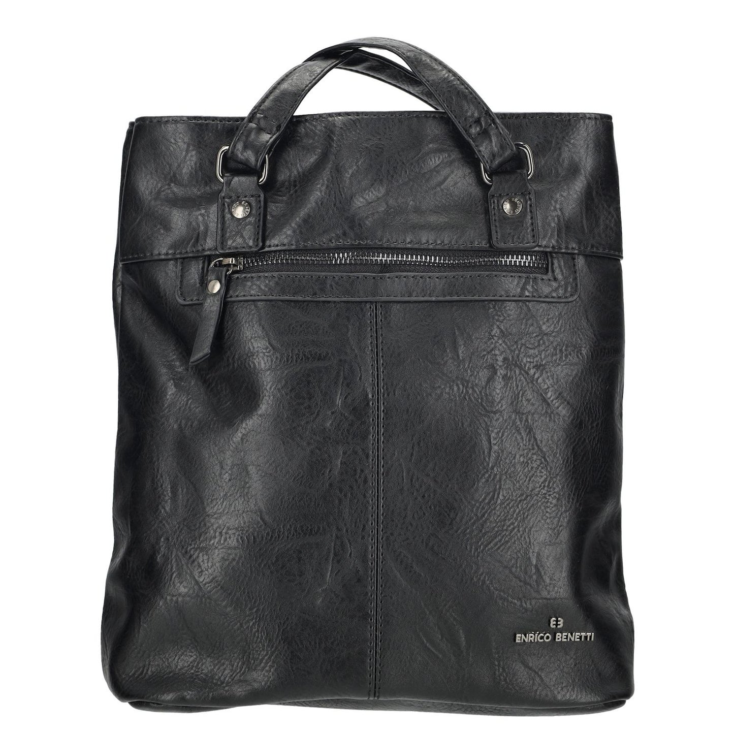 Enrico Benetti Julia Laptop Backpak Shoulderbag black