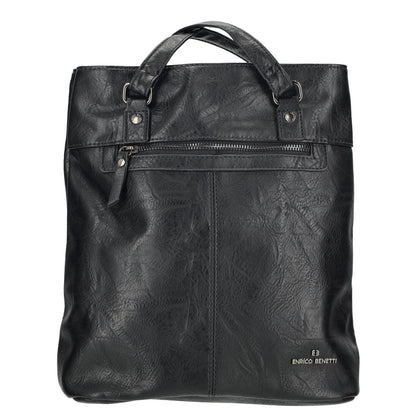 Enrico Benetti Julia Laptop Backpak Shoulderbag black
