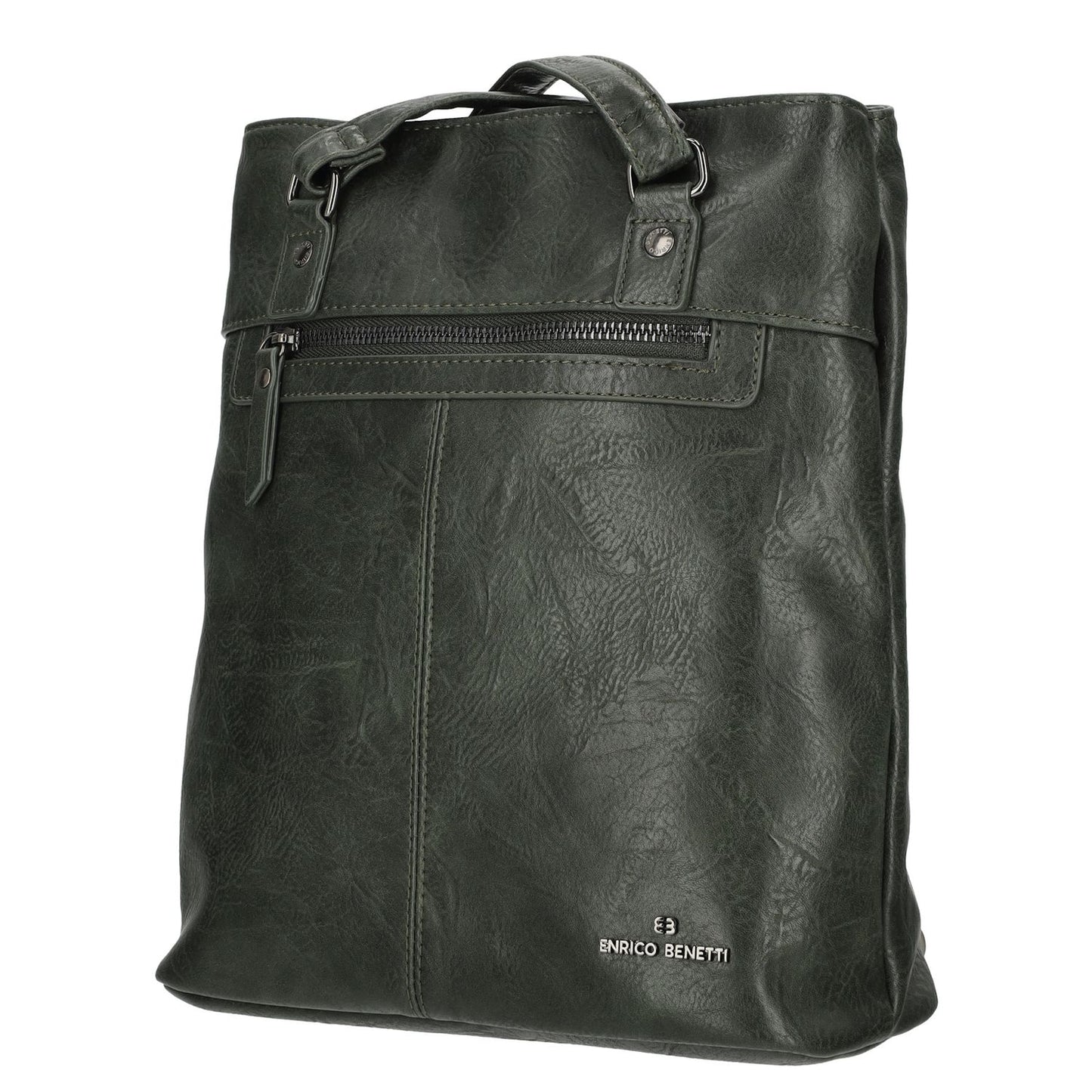 Enrico Benetti Julia Laptop Backpak Shoulderbag olive