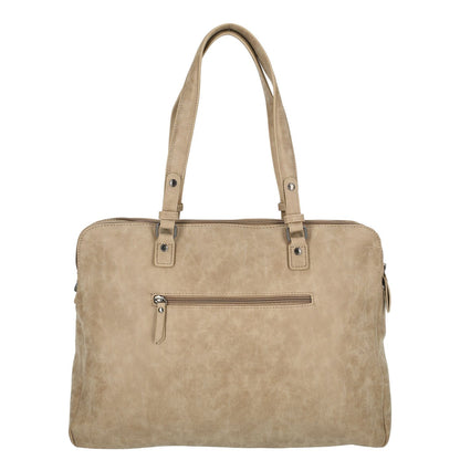 Enrico Benetti Nouméa Laptop Shoulderbag 15" light taupe