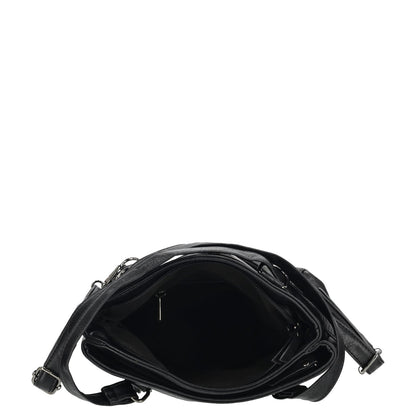 Enrico Benetti Julia Laptop Backpak Shoulderbag black