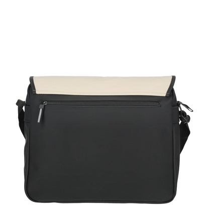 Enrico Benetti Bergen Waterproof Laptop Shoulderbag 15" black-beige