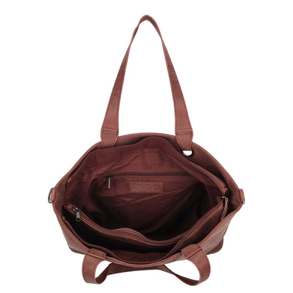 Enrico Benetti Josie Laptop Shopper 15" burgundy