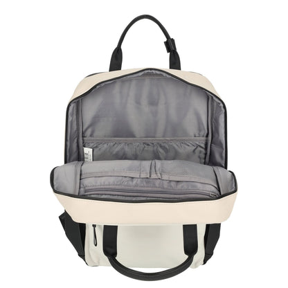 Enrico Benetti Bergen Waterproof Laptop Backpack 17" black-beige