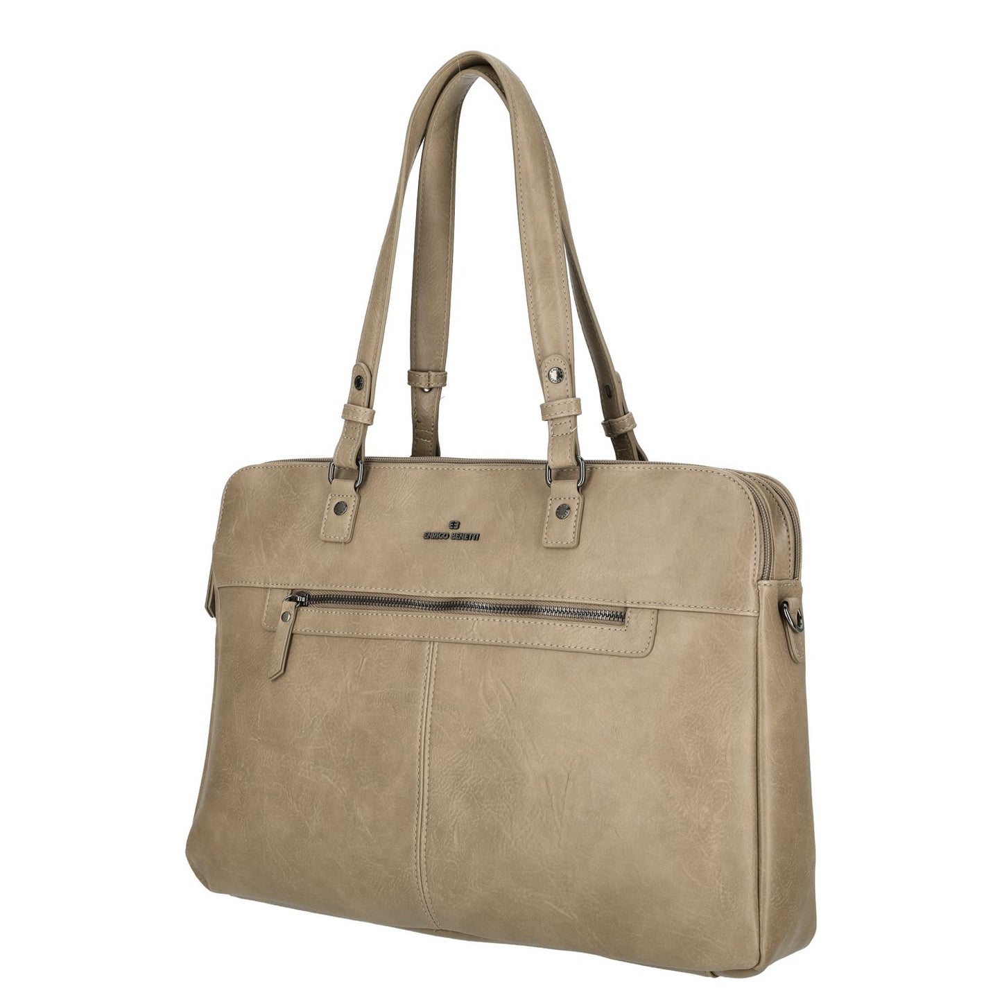 Enrico Benetti Julia Laptop Shoulderbag 15" light taupe