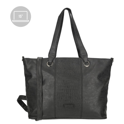 Enrico Benetti Josie Laptop Shopper 15" black