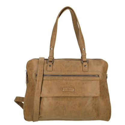 Enrico Benetti Nouméa Laptop Shoulderbag 15" camel