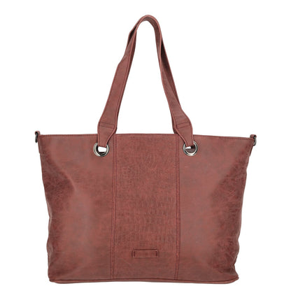 Enrico Benetti Josie Laptop Shopper 15" burgundy