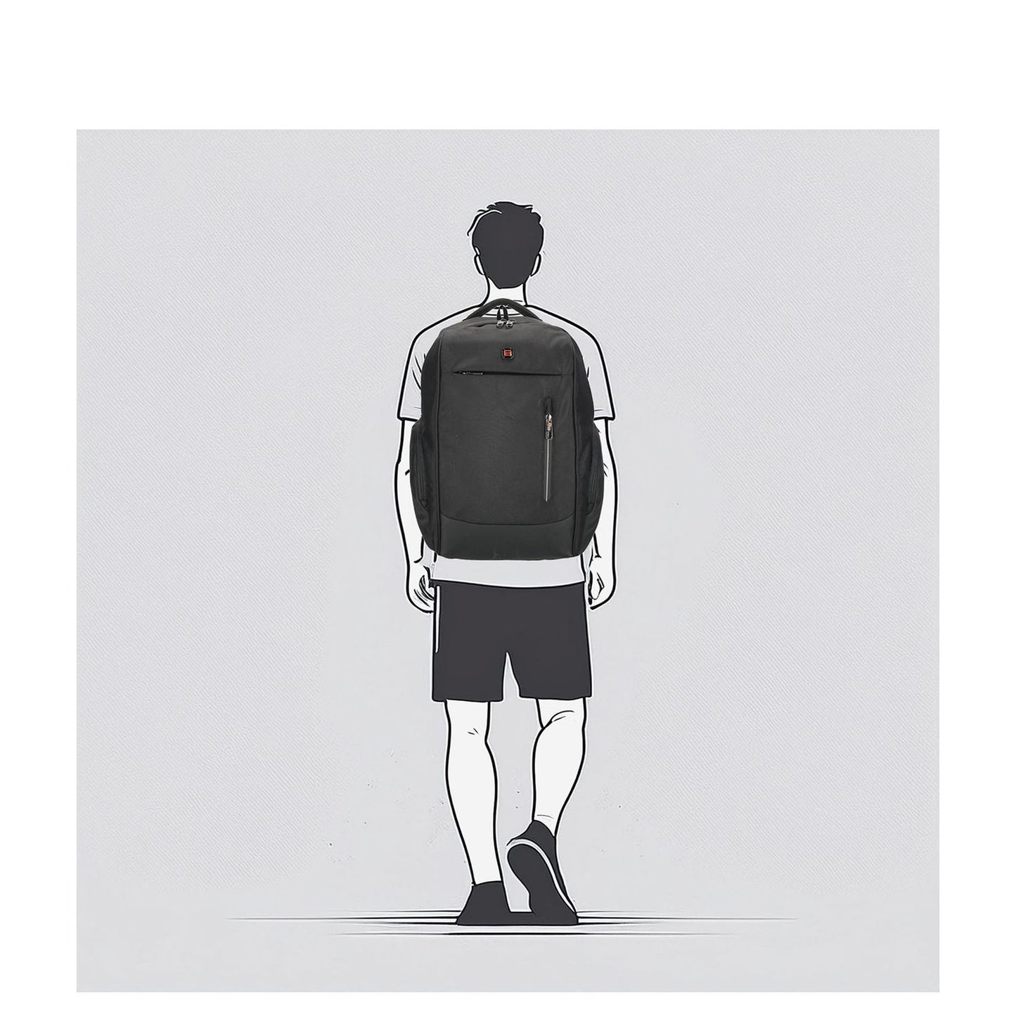 Enrico Benetti Berlin Laptop Backpack 17" black