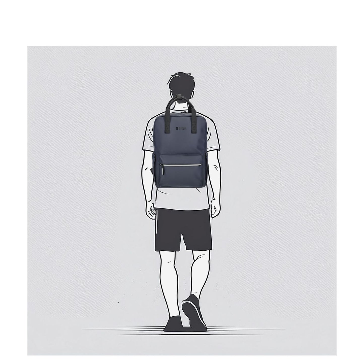 Enrico Benetti Bergen Waterproof Laptop Backpack 17" navy