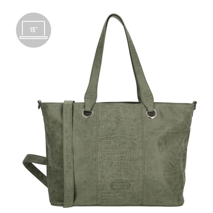 Enrico Benetti Josie Laptop Shopper 15" olive