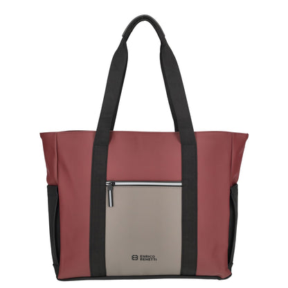 Enrico Benetti Bergen Waterproof Shopper taupe-burgundy