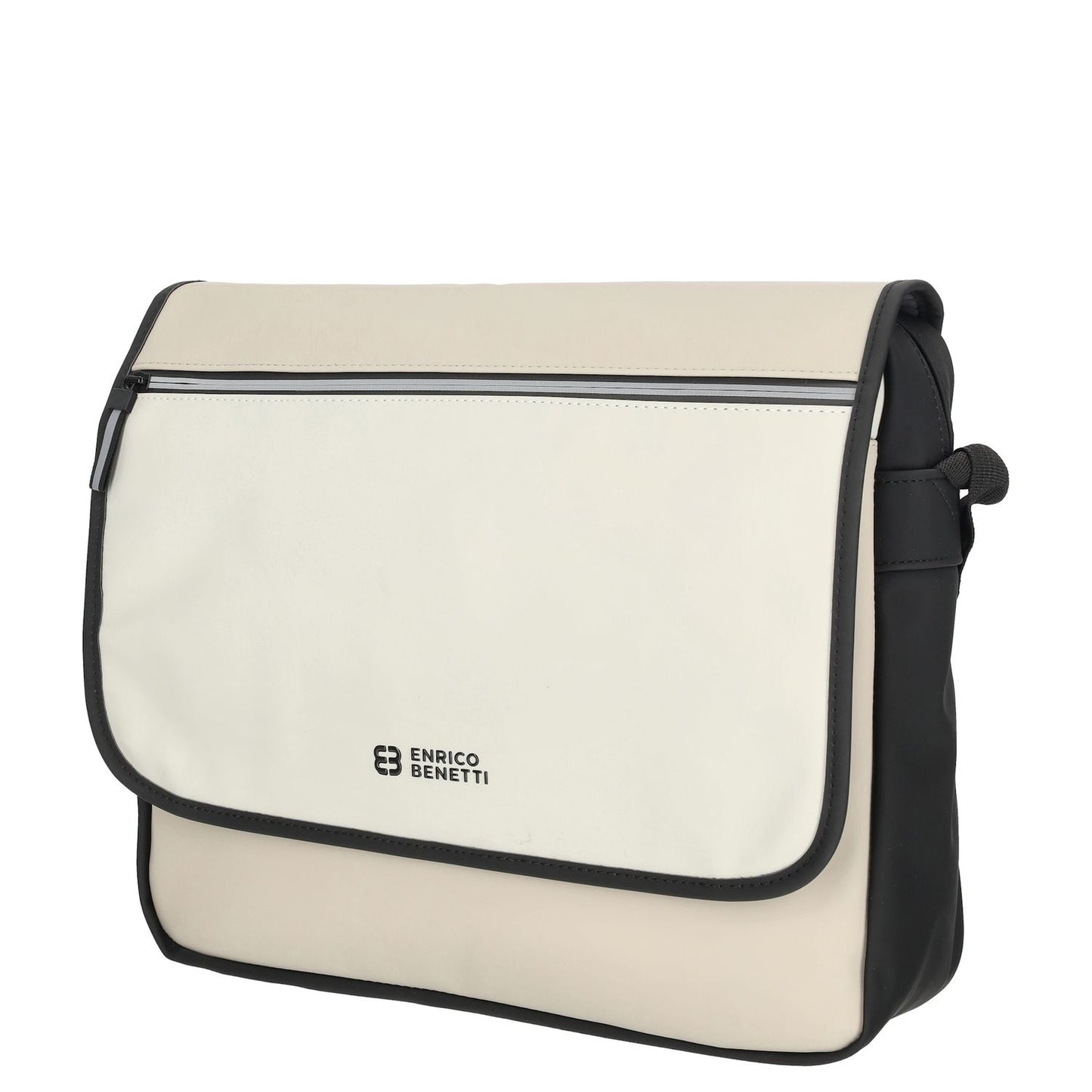 Enrico Benetti Bergen Waterproof Laptop Shoulderbag 15" black-beige