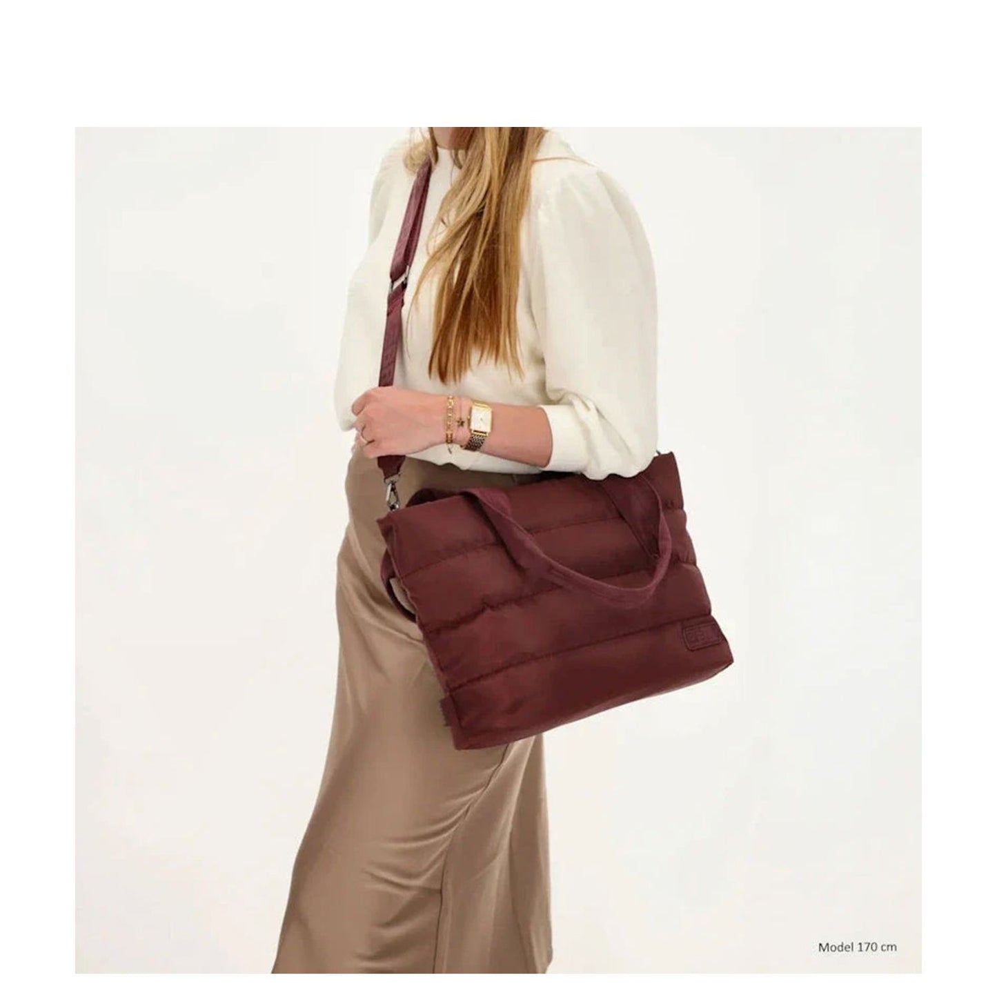 Zebra Trends Elske Shopper red