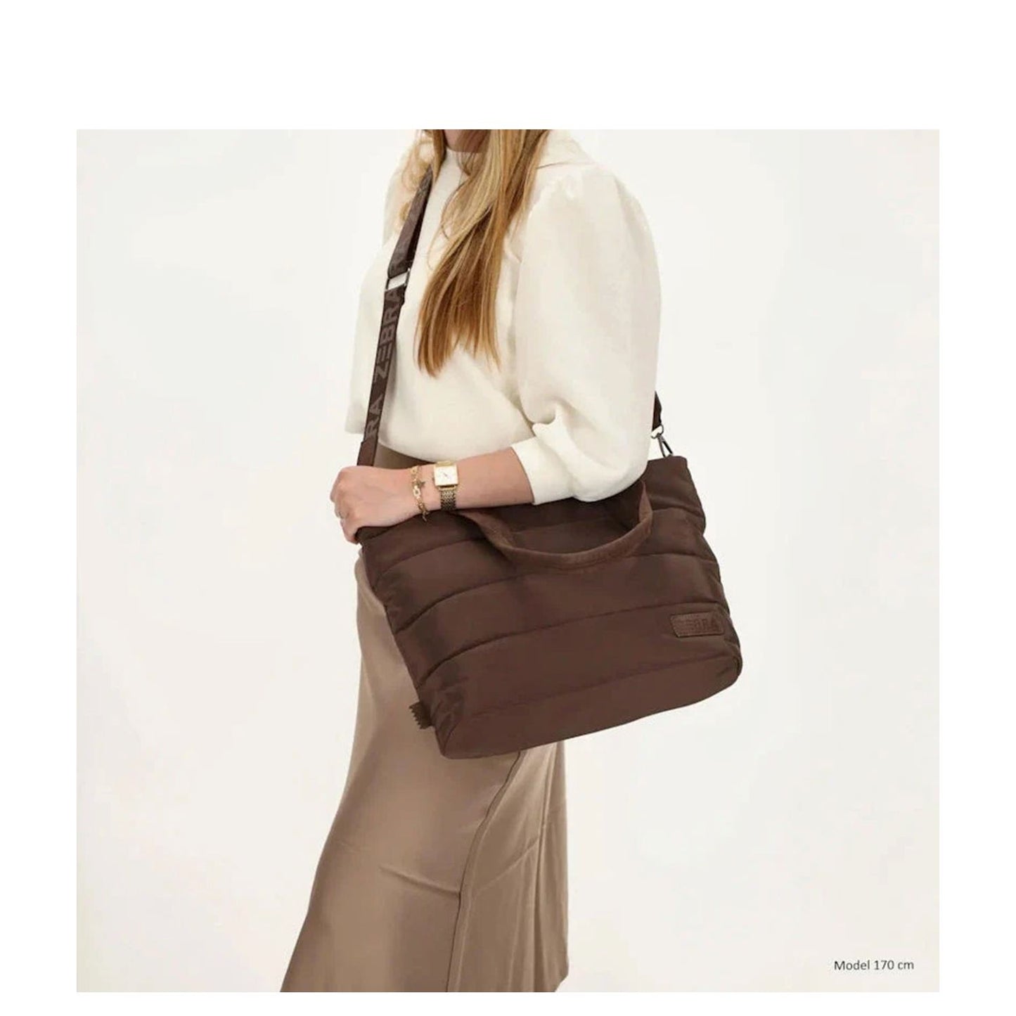 Zebra Trends Elske Shopper dark brown