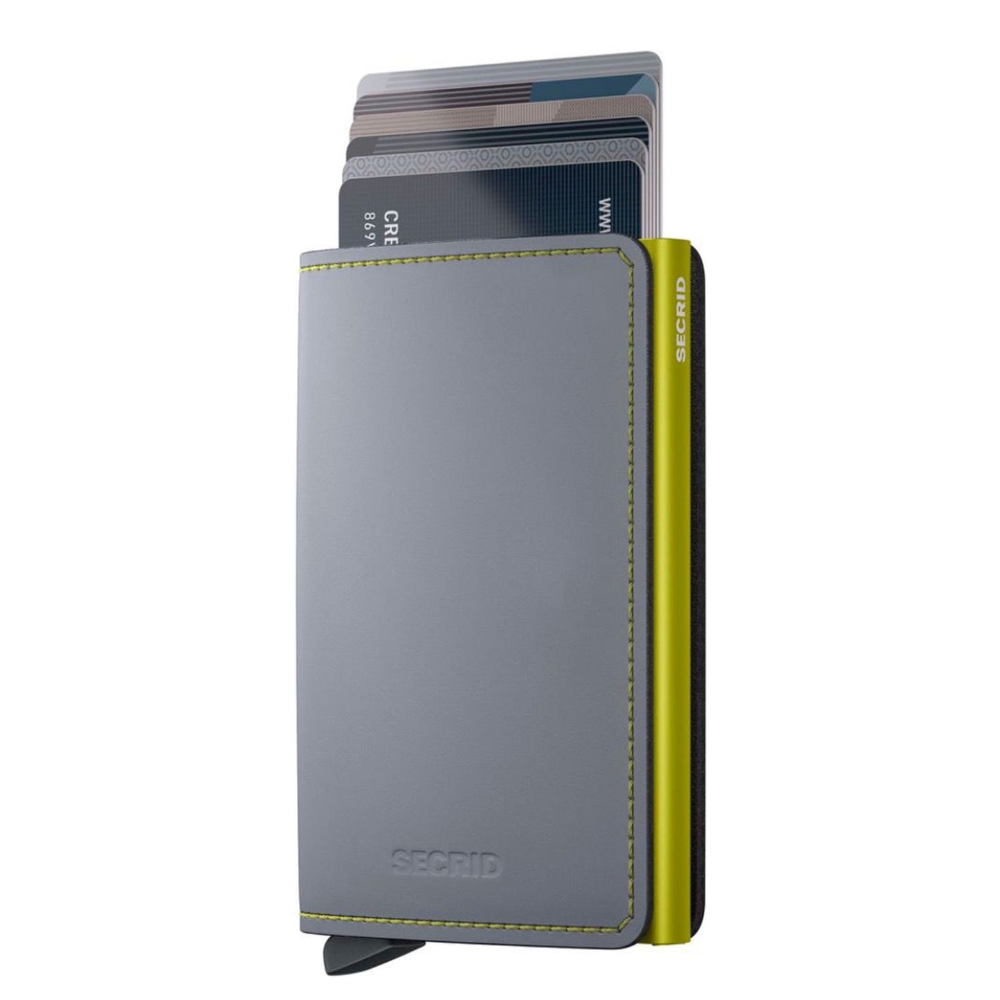 Secrid Slimwallet Matte grey & lime