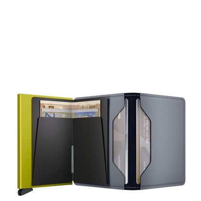 Secrid Slimwallet Matte grey & lime