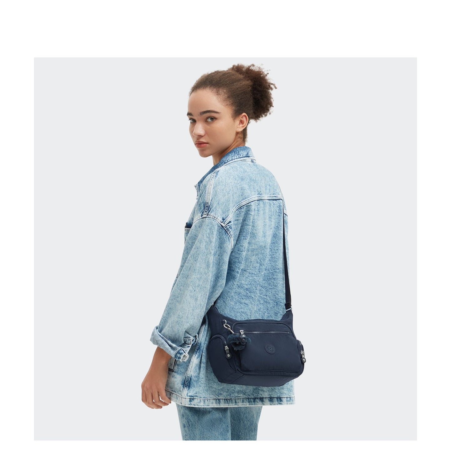 Kipling Gabbie S Crossbody blue bleu 2