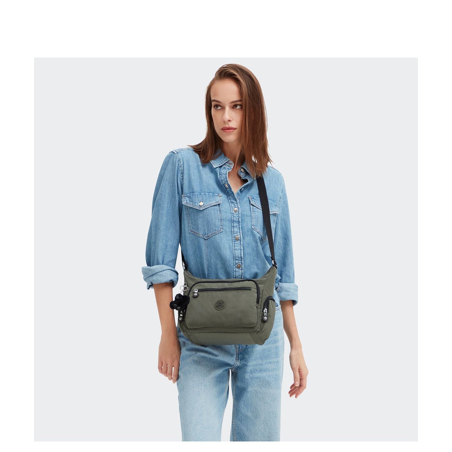 Kipling Gabbie S Crossbody green moss