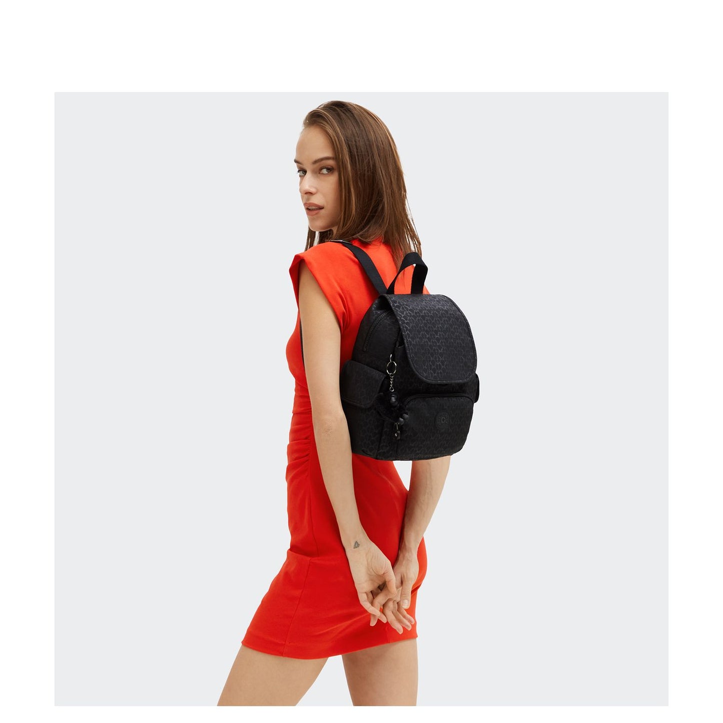 Kipling City Pack Mini signature emb