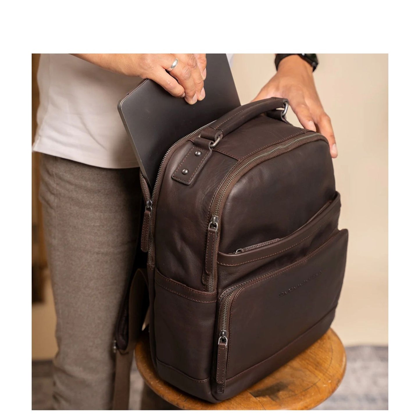 The Chesterfield Brand Austin Backpack brown