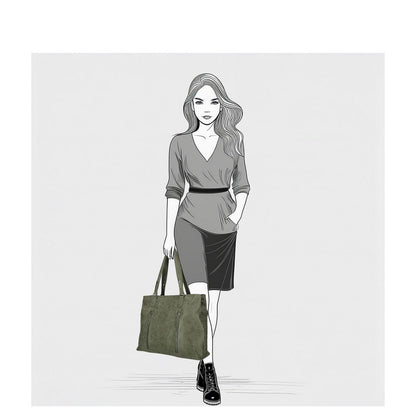 Enrico Benetti Kylie Shopper Shoulderbag olive