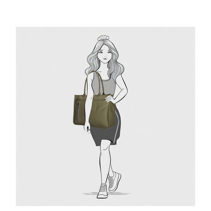Enrico Benetti Bergen Shoulderbag 17" khaki