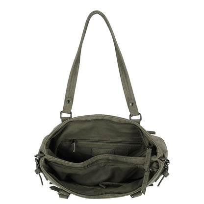 Enrico Benetti Handtas/Shoulderbag Nouméa olive