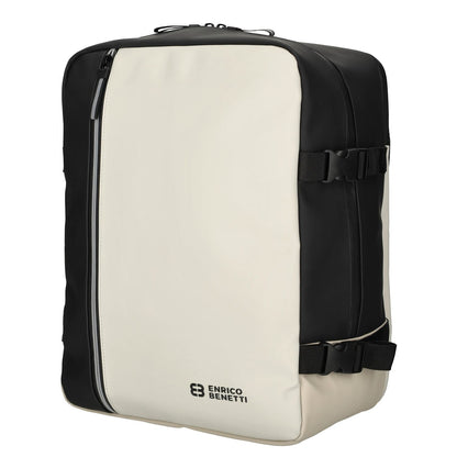 Enrico Benetti Bergen Cabin Backpack 15" Waterproof black beige