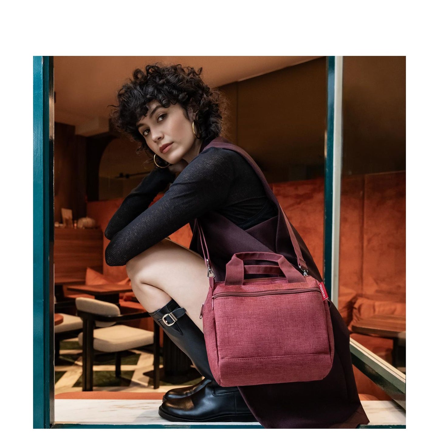 Reisenthel Allrounder Cross Shoulderbag twist maroon