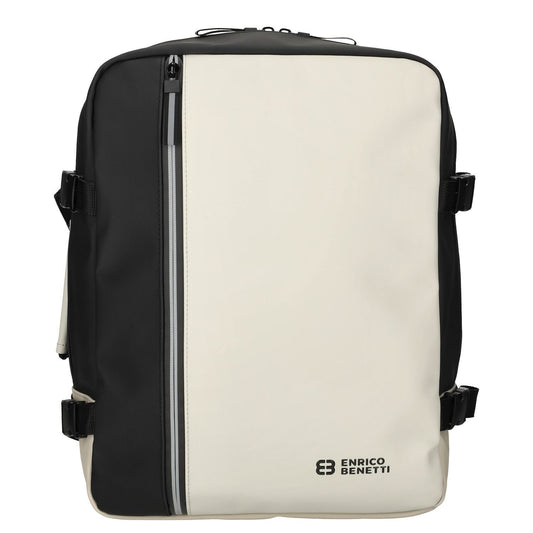 Enrico Benetti Bergen Cabin Backpack 15" Waterproof black beige